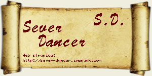 Sever Dancer vizit kartica
